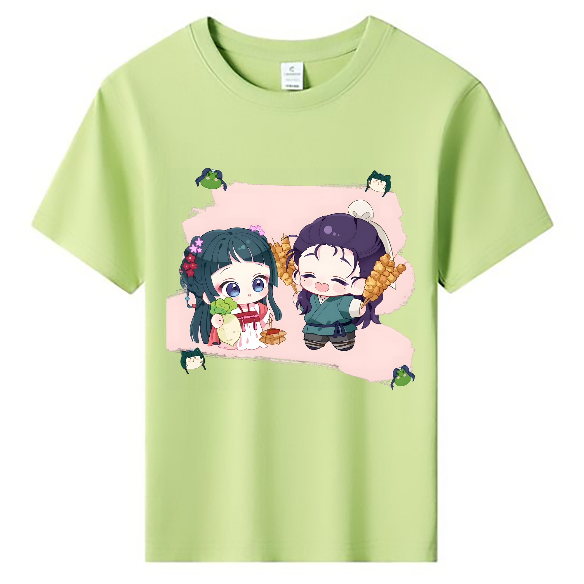 （画像用） 薬屋のひとりごと The Apothecary Diaries 綿100％キッズTシャツ（フロントプリント）